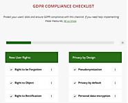 GDPR Compliance Checklist | 2018