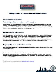 Equity Release in London and the home counties - PC - Marketing et communication