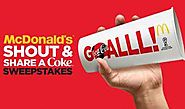 McDonald's Shout and Share Sweepstakes (Coke.com/ShoutShare)