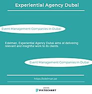 Experiential Agency Dubai | Call at +971 4 455 3800