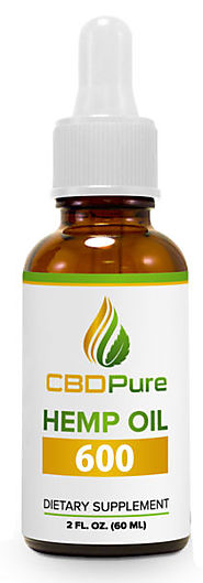 CBD Pure – 100, 300, or 600 mg Lab-Tested Hemp Oil