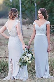 Long Bridesmaid Dresses | Wedding Party Dresses – Promnova
