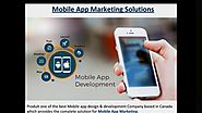 Get the Mobile App Design Service in Canada & USA