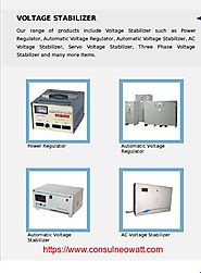 Industrial Servo Voltage Stabilizers Manufacturers Company In India