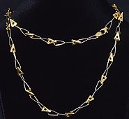 18K Solid Gold Necklace – Exotic Gold Jewelry