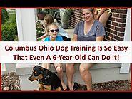 Columbus Ohio Dog Training So Easy That A 6-Year-Old Can Do It! With Dog Trainer Terry Cook!