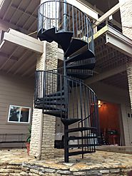 New Client Job - Spiral Staircase In Lago Vista! | Gonzales Iron Works