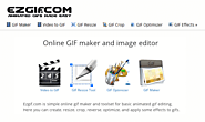 Animated GIF editor and GIF maker