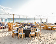 How to Create a Black & Gold Starry Night Beach Event | Celebrations LTD