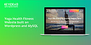 Yoga Health Fitness Website built on WordPress and MySQL