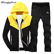 Buy Bumpybea Mens Tracksuit Yellow & Black At TrackSuits Online