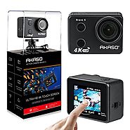 AKASO Brave 5 4K Touchscreen Waterproof WIFI Action Camera 4K Ultra HD 20MP 10M Underwater Waterproof Camera Without ...