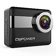 DBPOWER N6 4K Touchscreen Action Camera, 2.31" LCD Touchscreen 20MP Sony Image Sensor 170° Wide-Angle Waterproof WiFi...