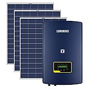 3 kW Off Grid Solar System for Big Homes, Shops & Offices - Luminous Brand - Rs. 315,000