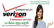 Dial Verizon support Number +1-800-553-0576