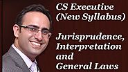 Jurisprudence, Interpretation and General Laws (CS Executive NEW SYLLABUS)
