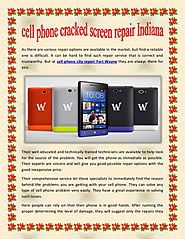Cell phone cracked screen repair indiana