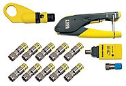 Gaobige Coaxial Compression Tool Coax Cable Crimper Kit