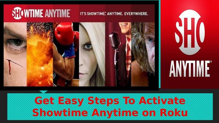 activate showtime anytime no option