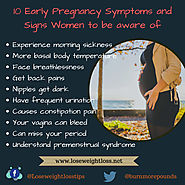 10 Early Pregnancy Symptoms and Signs Women to be aware | Lose Weight Loss