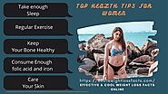 Website at https://coolweightlossfacts.com/blog/top-health-tips-for-women/
