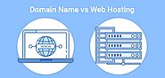 What are the major differences between Domain Name and Web Hosting