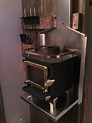 Cubic Mini Wood Stove installation