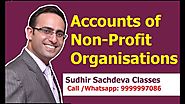 Accounts of Non Profit Organisations-(Part-1)