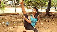 Sit and Leg Stretching Upwards Yoga | Leg Extension Elevation