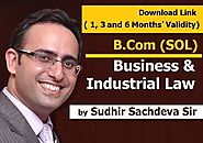 B.Com-Business & Industrial Law Video lectures