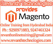 Magento Online Training from India, Best Magento online training institute in Hyderabad.