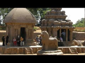 Mahabalipuram and Kanchipuram are major temple cities in Tamilnadu, India