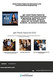 Thesis Topics for Electronics and Communication Engineering