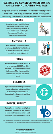 Factors to Consider When Buying an Elliptical Trainer for Sale