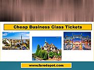 Cheapest Business Class Last Minute Flights Tickets