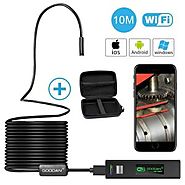 GOODAN Updated 1200P HD Wireless Endoscope Borescope for Android