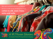 Textile Printing Gurgaon - AM Printex