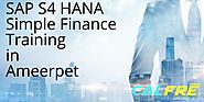 Demo Online for |SAP S/4 HANA Simple Finance Training in Ameerpet| Apply Now