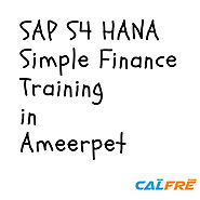 Attend free demo on SAP S4 HANA Simple Finance Training in Ameerpet