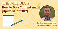 How to Do a Content Audit [Updated for 2017] - Moz