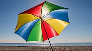 Parasol przeciwsłoneczny lub namiot plażowy