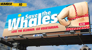 7. PETA created an ad comparing women to whales.