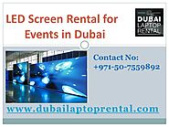LED Screen Rental for Events in Dubai