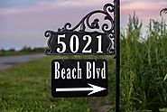 Reflective Address Plaques - House Numbers and Signs for Sale