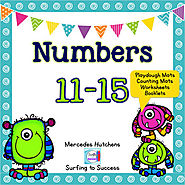 Numbers 11-15 Playdough Mat, Worksheets, Counting Mat, and More | TpT