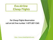 EVA Airlines Phone Number 1-877-287-1365