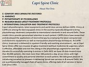 Physiotherapy Centres in Gurgaon - Capri Spine Clinic