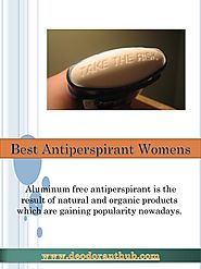 Best antiperspirant womens
