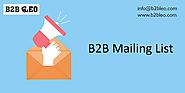 B2B Mailing List | B2B Email List | B2B Data List | B2B Leo