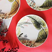 Garden Flora Hand Painted Plate – Zufolo Designs